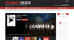 Desktop Screenshot of columbus-theater.com