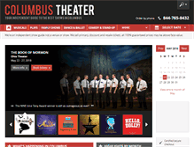 Tablet Screenshot of columbus-theater.com